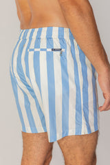 BALZAC – Maillot De Bain Polyamide Coupe Droite – Homme – Bleu Ciel