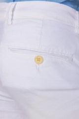 MARBELLA – Pantalon Lin & Coton – Homme - Blanc