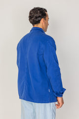COLUMBUS - Veste Mixte – Toile Coton Canvas Coupe Droite – Bleu Royal