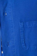 COLUMBUS - Veste Mixte – Toile Coton Canvas Coupe Droite – Bleu Royal