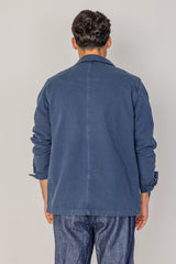 COLUMBUS - Veste Mixte – Toile Coton Canvas Coupe Droite – Bleu Marine