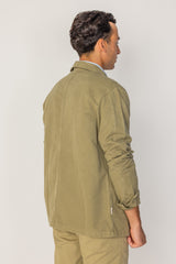 COLUMBUS - Veste Mixte – Toile Coton Canvas Coupe Droite – Kaki