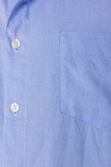 BRITISH – Chemise Lin Manches longues Coupe droite – Homme – Bleu Denim