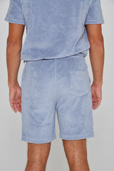 CAPRIZIO – Short coton Coupe droite – Homme – Gris Acier