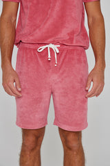 CAPRIZIO – Short coton Coupe droite – Homme – Corail