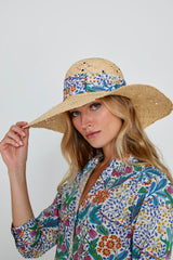 DAPHNÉ – Robe Liberty Manches 3/4 Taille ajustée Bas évasé – Femme – Elm Housse 102B