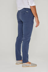 JACOBSON – Pantalon Chino coton stretch Coupe slim – Homme – Bleu marine