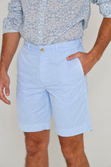 OTMAN – Bermuda coton Coupe droite – Homme – Bleu ciel