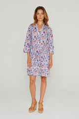LAURANA – Robe Liberty Manches 3/4 Coupe droite – Femme – Mabelle 013K