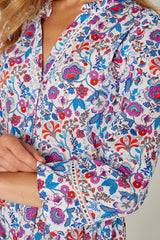 LAURANA – Robe Liberty Manches 3/4 Coupe droite – Femme – Mabelle 013K