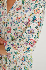 LAURANA – Robe Liberty Manches 3/4 Coupe droite – Femme – Eva Belle 036C