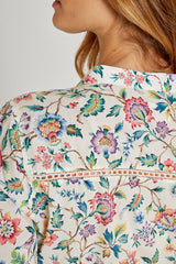 LAURANA – Robe Liberty Manches 3/4 Coupe droite – Femme – Eva Belle 036C