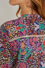 LAURANA – Robe Liberty Manches 3/4 Coupe droite – Femme – Elm Housse 102A