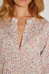 LAURANA – Robe Liberty Manches 3/4 Coupe droite – Femme – Donna Leight 008C