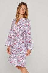 LAURANA – Robe Liberty Manches 3/4 Coupe droite – Femme – Christelle 028E