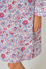 LAURANA – Robe Liberty Manches 3/4 Coupe droite – Femme – Christelle 028E