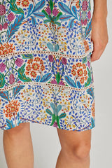 LAURANA – Robe Liberty Manches 3/4 Coupe droite – Femme – Elm Housse 102B