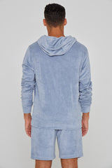 MILANO - Veste Capuche Zippé - Coupe Droite - Unisex - Gris Acier