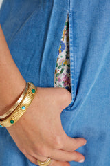 LAURENSTL – Tunique Tencel Manches 3/4 Coupe droite – Femme