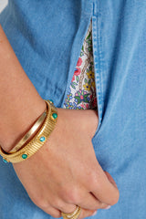 LAURENSTL – Tunique Tencel Manches 3/4 Coupe droite – Femme