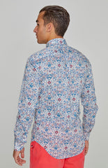 JOSEPH - Chemise Liberty Manches longues Coupe droite - Homme - Palmeira 035C