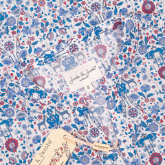 LAURALY – Robe Liberty Col Mao Manches 3/4 Coupe droite – Femme – Palmeira 035C