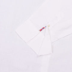 LAURENL – Tunique Lin Opp.Liberty Manches 3/4 Coupe évasée – Femme – Blanc/Kensington Park 136A