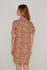 LAURENLY – Tunique Liberty Manches 3/4 Coupe évasée – Femme – Margaret Annie 037B