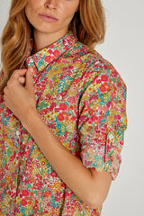 LAURENLY – Tunique Liberty Manches 3/4 Coupe évasée – Femme – Margaret Annie 037B