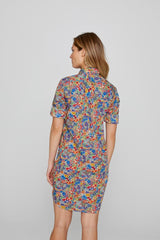 LAURENLY – Tunique Liberty Manches 3/4 Coupe évasée – Femme – Margaret Annie 037A