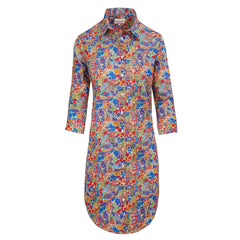 LAURENLY – Tunique Liberty Manches 3/4 Coupe évasée – Femme – Margaret Annie 037A