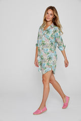 LAURENLY – Tunique Liberty Manches 3/4 Coupe évasée – Femme – Cape Vista 132B