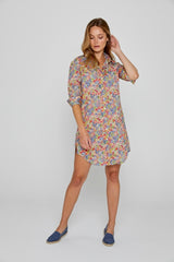 LAURENLY – Tunique Liberty Manches 3/4 Coupe évasée – Femme – Margaret Annie 165A