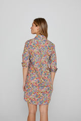 LAURENLY – Tunique Liberty Manches 3/4 Coupe évasée – Femme – Margaret Annie 165A