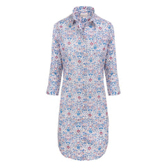 LAURENLY – Tunique Liberty Manches 3/4 Coupe évasée – Femme – Palmeira 035C