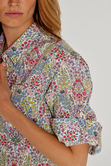 LAURENLY – Tunique Liberty Manches 3/4 Coupe évasée – Femme – Kensington Park 136A