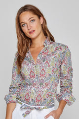 LOUISE – Chemise Liberty Manches longues Coupe slim – Femme – Kensington Park 136A