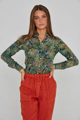 LOUISE – Chemise Liberty Manches longues Coupe slim – Femme – Adelphie Voyage 137A