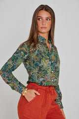 LOUISE – Chemise Liberty Manches longues Coupe slim – Femme – Adelphie Voyage 137A