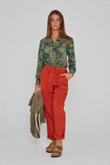 LOUISE – Chemise Liberty Manches longues Coupe slim – Femme – Adelphie Voyage 137A