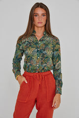 LOUISE – Chemise Liberty Manches longues Coupe slim – Femme – Adelphie Voyage 137A