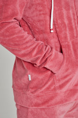 MILANO - Veste Capuche Zippé - Coupe Droite - Unisex - Corail