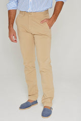 OFFICIER – Pantalon Chino coton Stretch Coupe droite – Homme – Beige