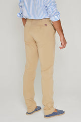 OFFICIER – Pantalon Chino coton Stretch Coupe droite – Homme – Beige