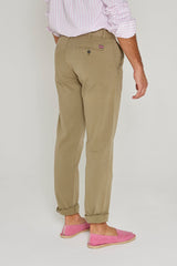 OFFICIER – Pantalon Chino coton Stretch Coupe droite – Homme – Kaki