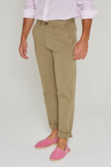 OFFICIER – Pantalon Chino coton Stretch Coupe droite – Homme – Kaki