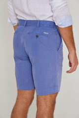 OTMAN – Bermuda coton Coupe droite – Homme – Bleu cobalt