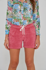 PAPAYO – Short coton Coupe droite – Femme – Corail