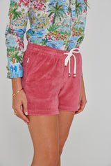 PAPAYO – Short coton Coupe droite – Femme – Corail