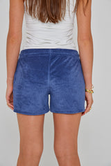 PAPAYO – Short coton Coupe droite – Femme – Indigo